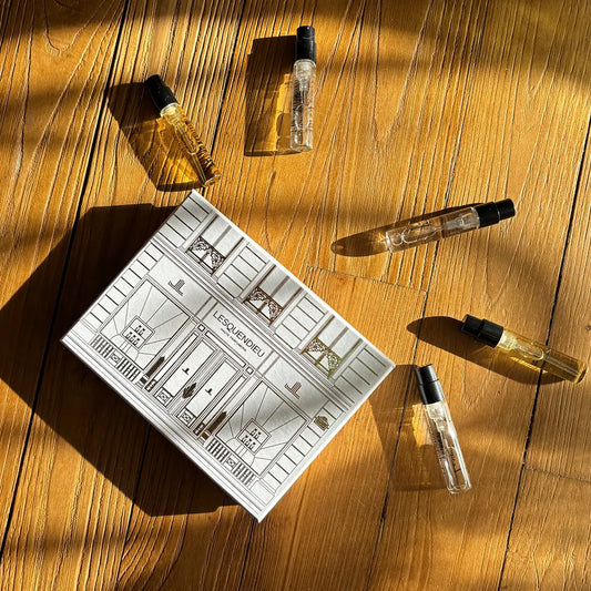 Discovery Set mit verschiedenen Nischendüften in 2ml Flaschen der Marke Lesquendieu