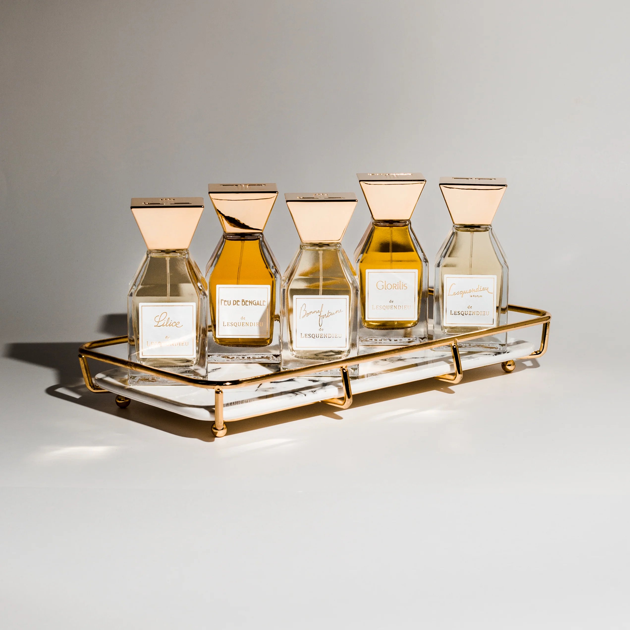 Verschiedene Nischenparfums von Lesquendieu im hochwertigen Flakon